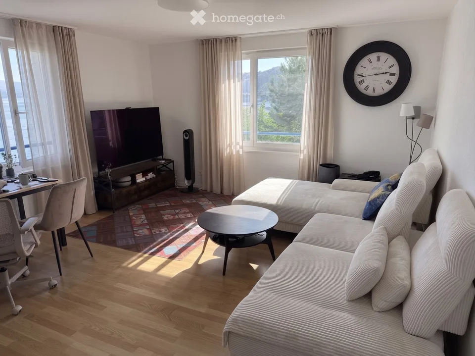 Charmantes 3-Zimmer-Apartment mit Seeblick in steuerlich günstigem Bäch SZ