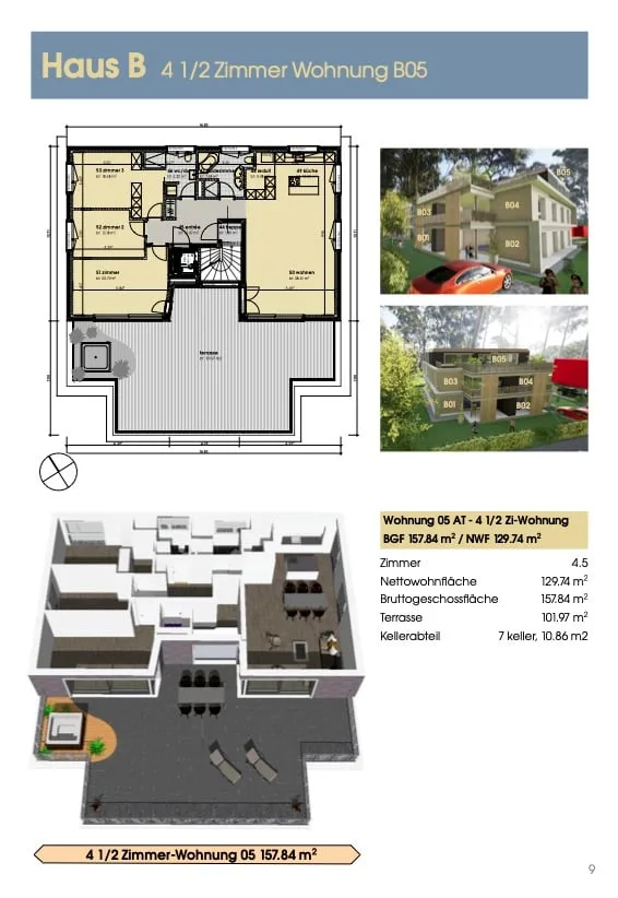 Attraktive 4.5-Zimmer-Attikawohnung im Neubau in Subingen – Foto 10 von 10