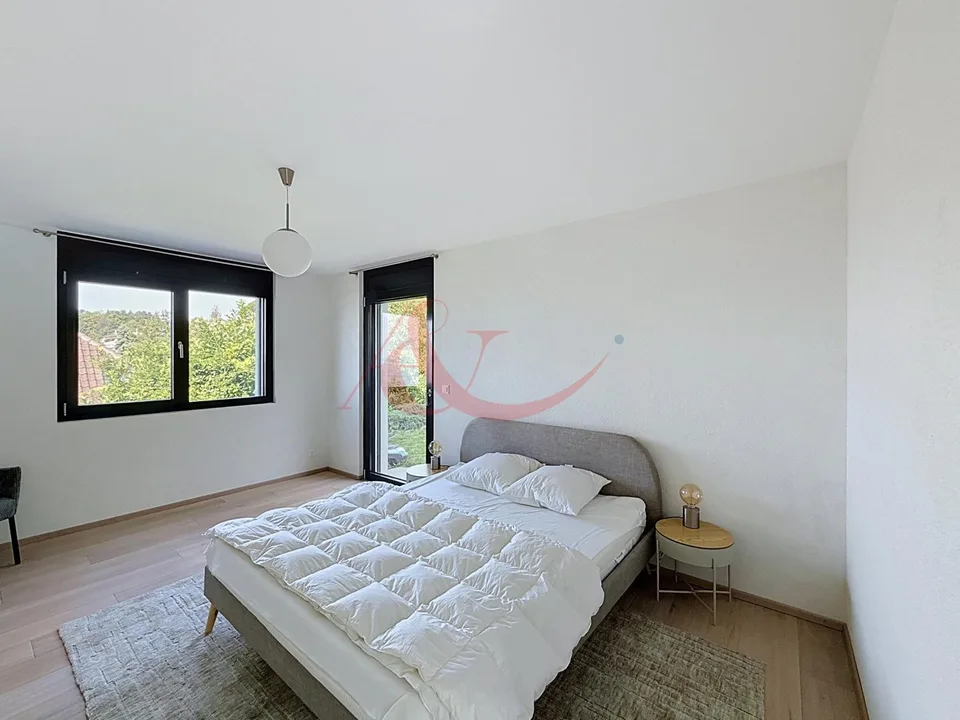 Propriété moderne offrant vue sur le lac et les Alpes ? La Conversion