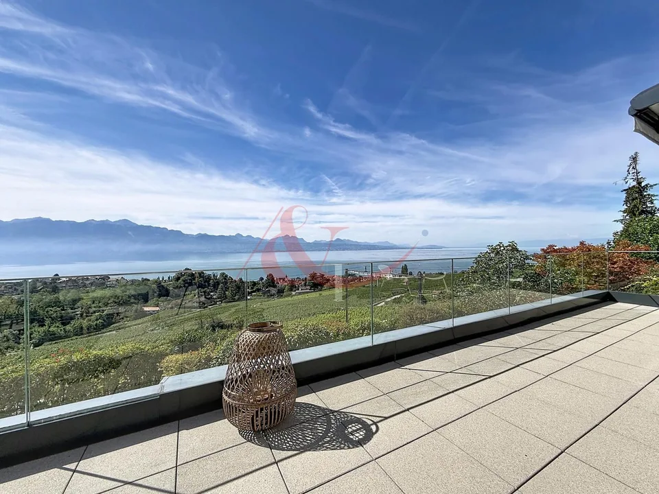 Résidence contemporaine avec vue sur le lac et les Alpes - La Conversion – photo 10 sur 13