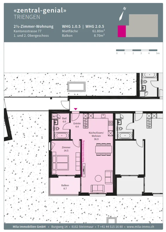 Wunderschöne Neubauwohnung zu vermieten!