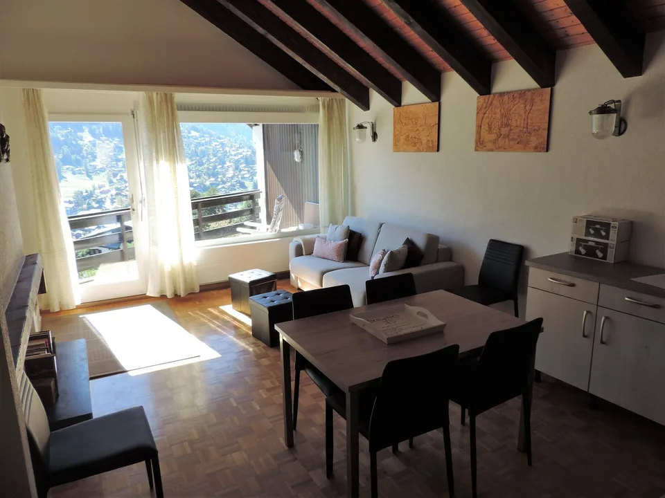 Appartamento a sud, 2 locali sul Mont de Vercorin - dal 01.11.26