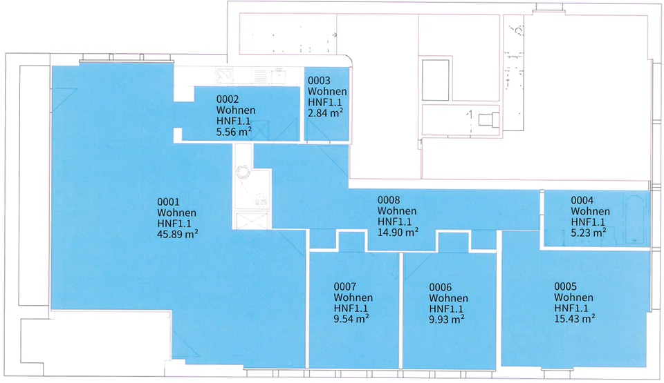 Appartement 4.5 pièces avec balcon à louer pour une durée déterminée