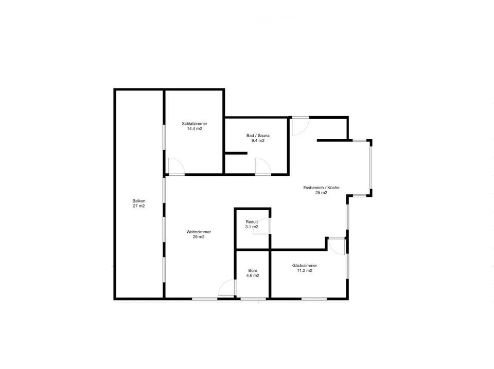 3½ Zimmer mit eigener Sauna und Kühlung — Neubau 2024