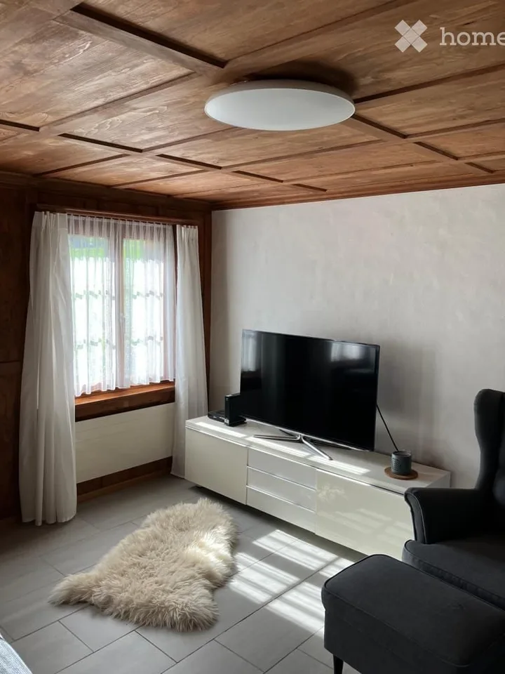 Quiet and bright middle house in nature