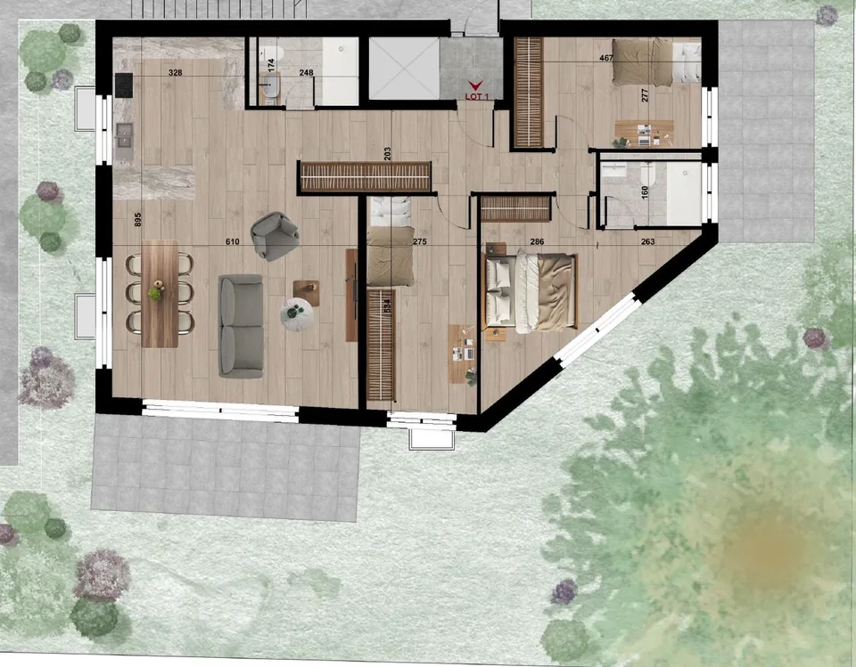 4.5 Zimmer Wohnung in Morges – Foto 2 von 10