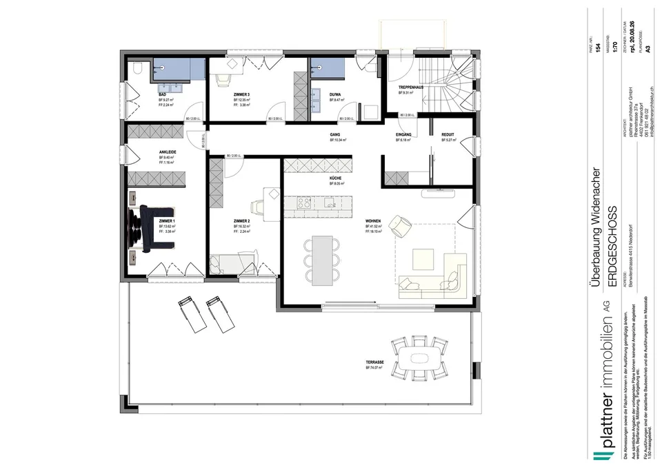 4.5-Zimmer-Neubauwohnungen mit Balkon oder Sitzplatz in Niederdorf – Foto 18 von 18