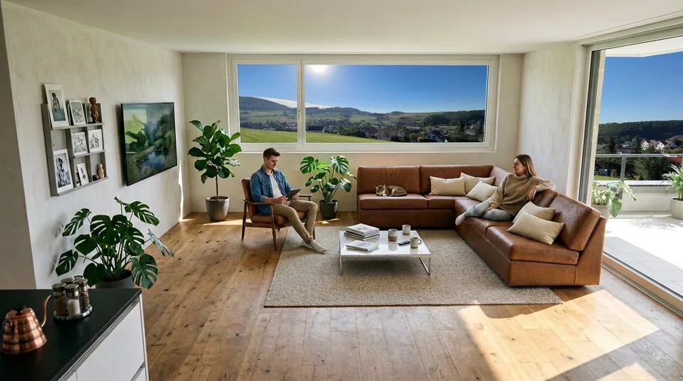 4.5-Zimmer-Neubauwohnungen mit Balkon oder Sitzplatz in Niederdorf – Foto 14 von 18