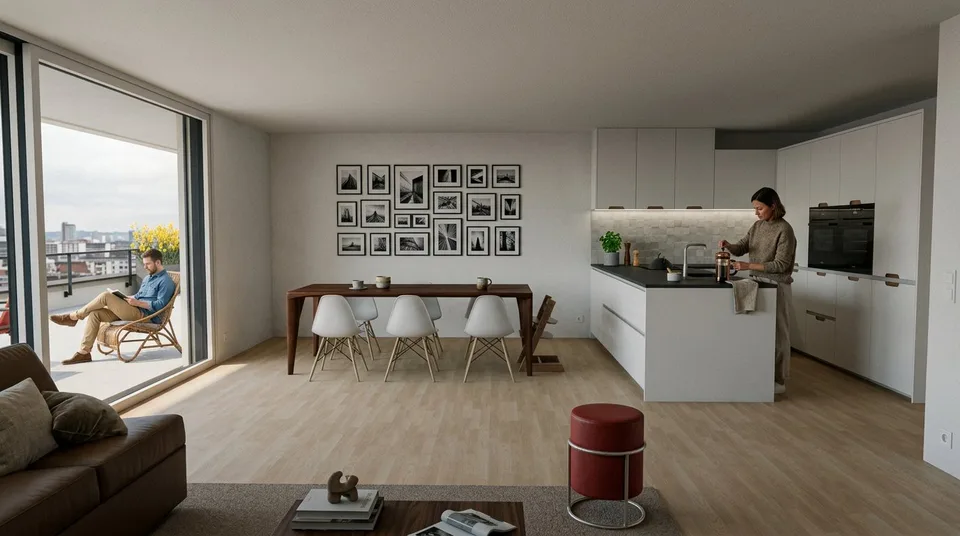 4.5-Zimmer-Neubauwohnungen mit Balkon oder Sitzplatz in Niederdorf – Foto 13 von 18
