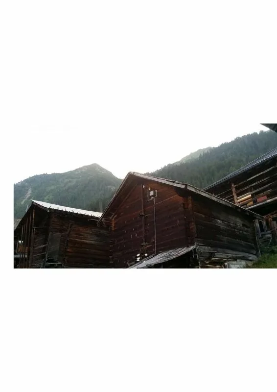 Maiens/Granaio da ristrutturare con vista sulle Alpi Vallesane – foto 3 di 4