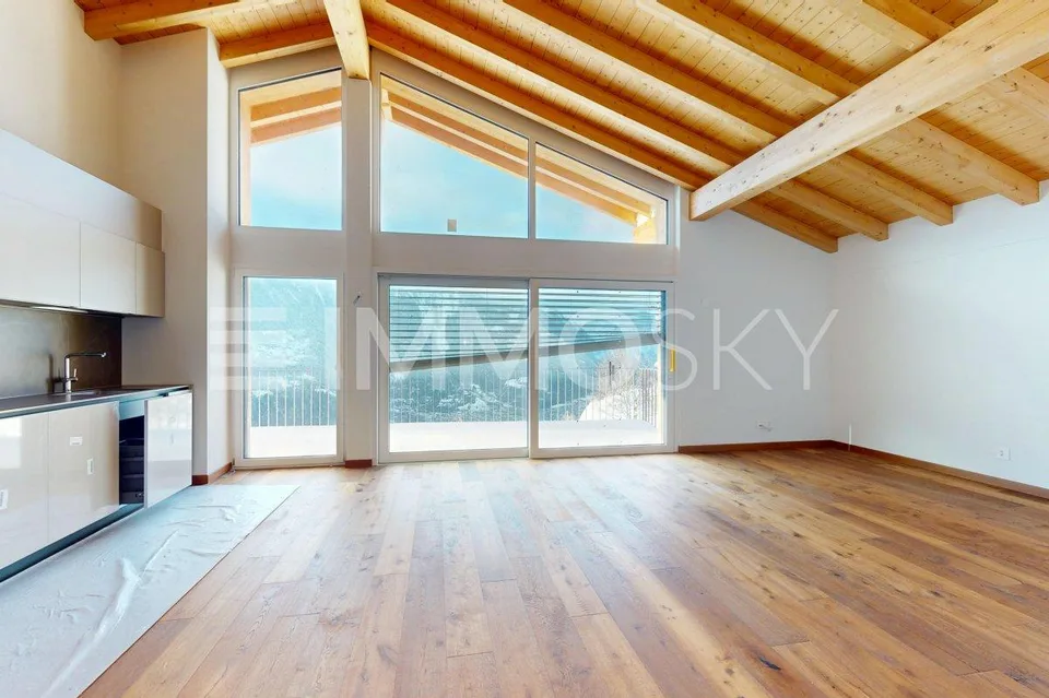 4.5 Zimmer Attikawohnung in Erschmatt – foto 7 di 12