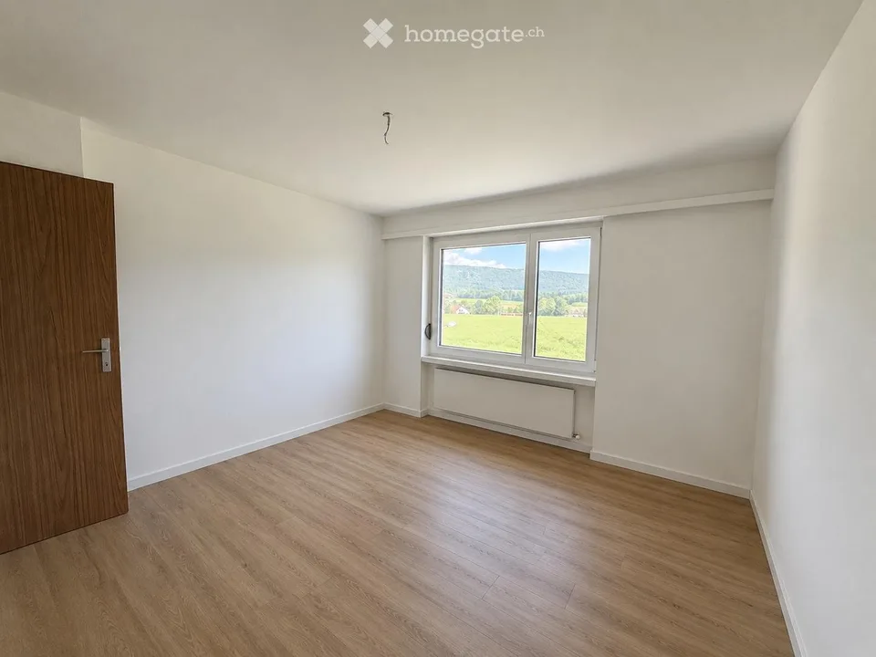 Grosse helle renovierte Wohnung mit Aussicht