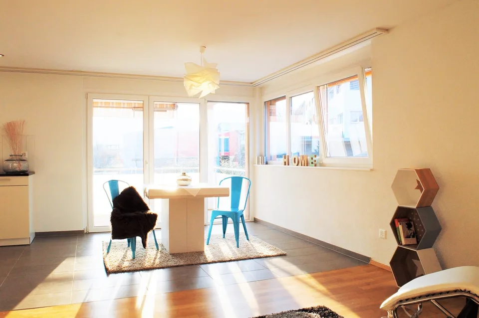 Bright and modern 4.5 room ground floor apartment
