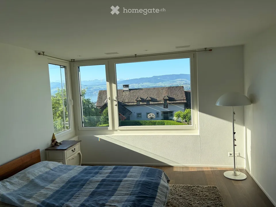Maison familiale de 8 pièces avec vue sur le lac et les montagnes à Uetikon am See
