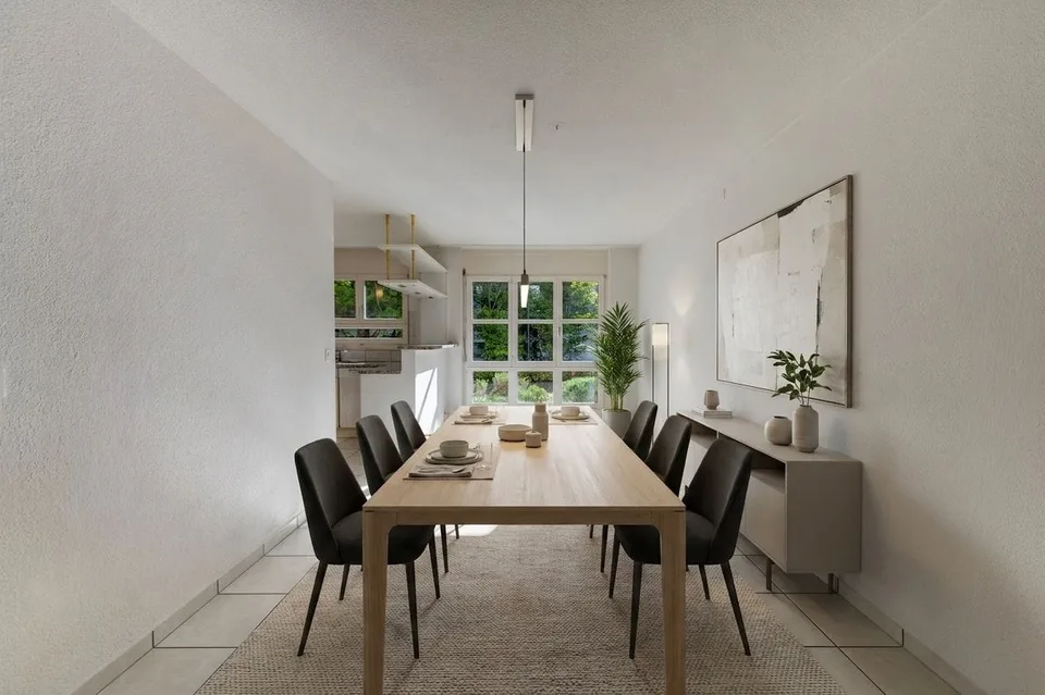 Appartement de jardin attractif avec cheminée et part de jardin privée – photo 2 sur 13