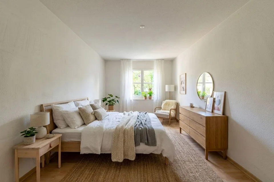Appartement de jardin attractif avec cheminée et part de jardin privée – photo 6 sur 13