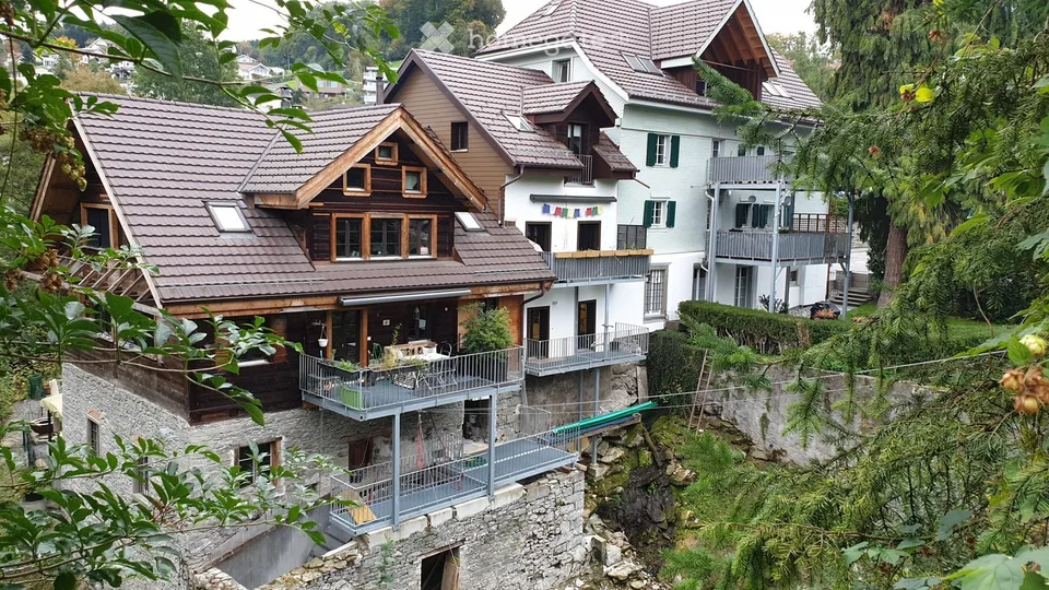 Rustikale 3.5-Zi-Maisonette in Fachwerkhaus bei alter Mühle am Bach