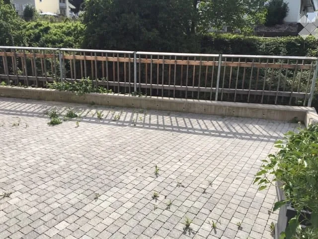 Loft-artige Dachwohnung in ehemaligem Bauernhaus mit grossem Gartensitzplatz am Bach