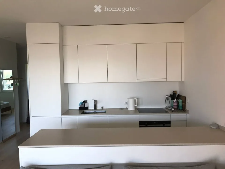 Takeover of lease - 3.5-room apartment in Bursinel – lake view and green surroundings