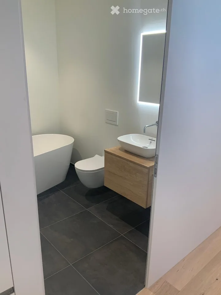 Modern 3.5-room apartment in Hünenberg – New building with comfort and panoramic view