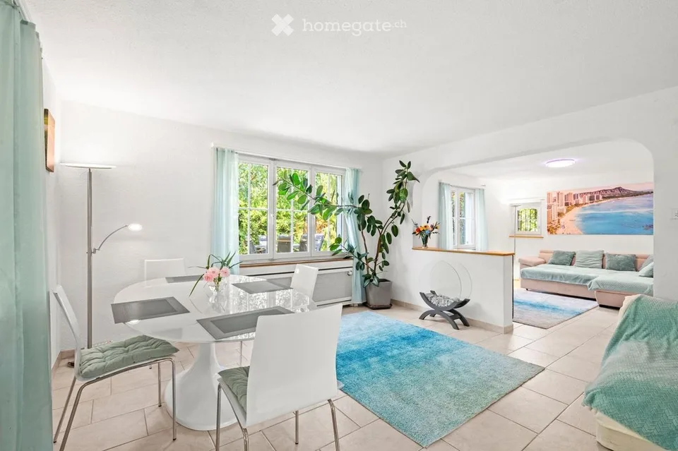 Möbliertes Einfamilienhaus (befristet: 1 Jahr) – 25 Min von Zürich HB - mit Sauna und Whirlpool