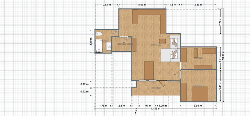 3½ ZI-WOHNUNG IN GOLDAU (SZ), MÖBLIERT, TEMPORÄR