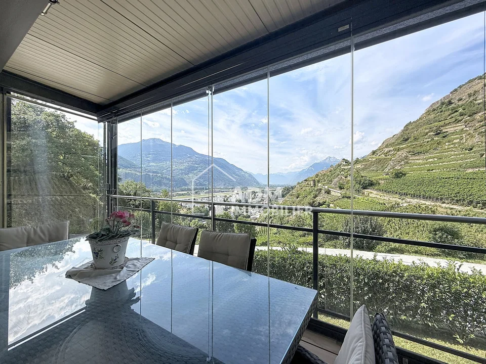 Sion, 4.5-Zimmer-Wohnung, atemberaubender Blick auf das Rhônetal – Foto 10 von 12