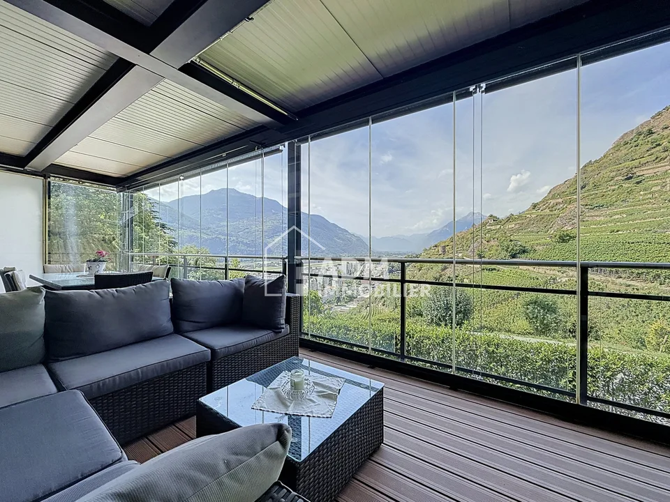 Sion, 4.5-Zimmer-Wohnung, atemberaubender Blick auf das Rhônetal – Foto 11 von 12