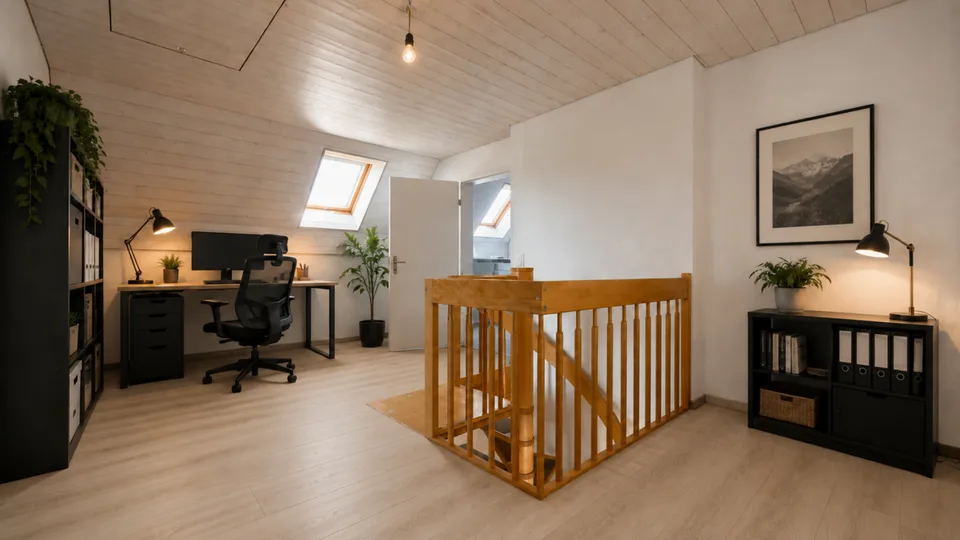 Living with a View - Spacious Maisonette Penthouse with Gallery and Sunny Balcony