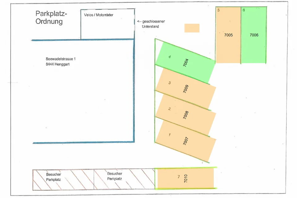 Aussenparkplatz in Henggart zu vermieten – Foto 2 von 2