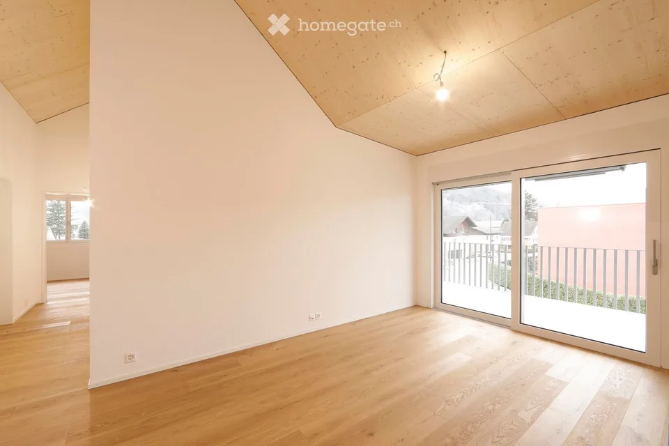 Modern 4.5-room attic apartment with mountain view in Oberriet SG