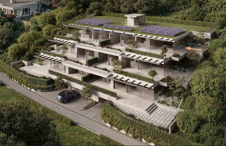 Nouveau bâtiment : appartement terrasse 4,5 pièces, 151 m² - Vivre sur la pente ensoleillée – photo 8 sur 13