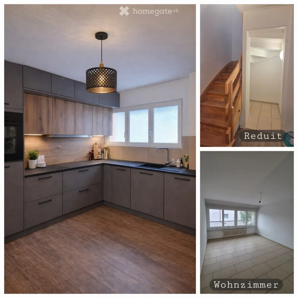 Family-friendly 4.5-room maisonette with new kitchen