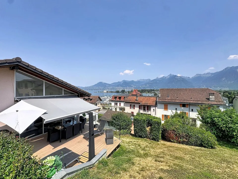 Villa 5.5 rooms with 4 bedrooms and panoramic view of Lake Geneva, Bouveret – photo 11 of 22