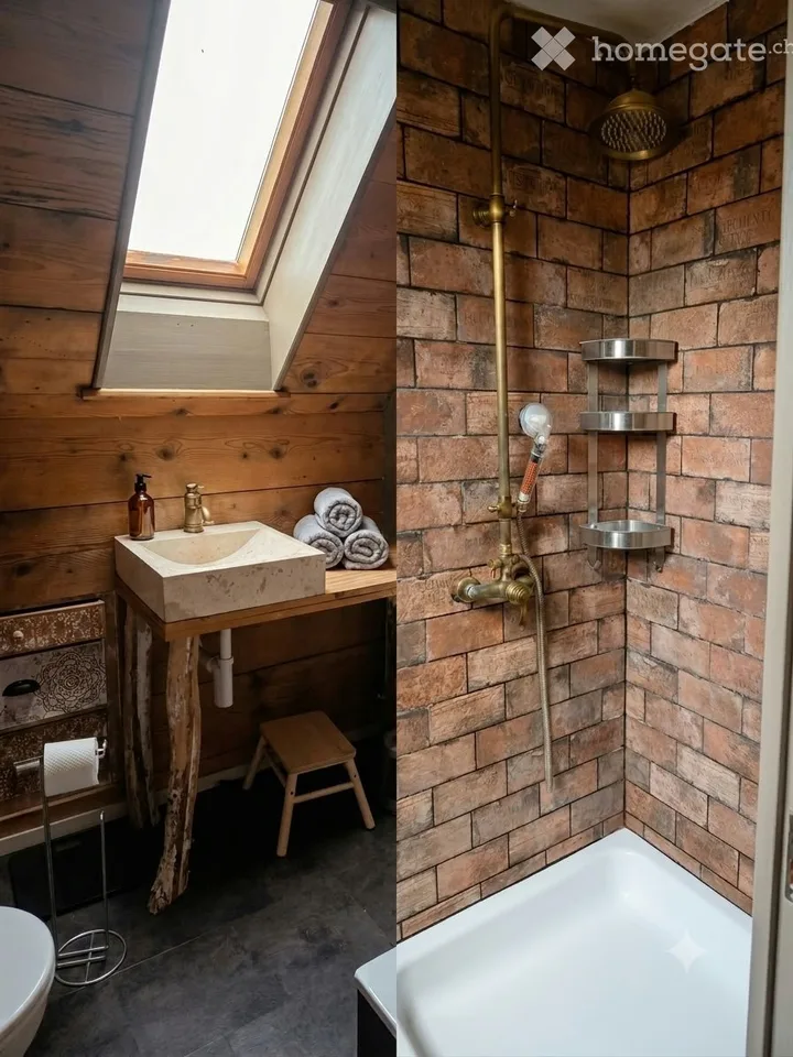 5-room attic for rent