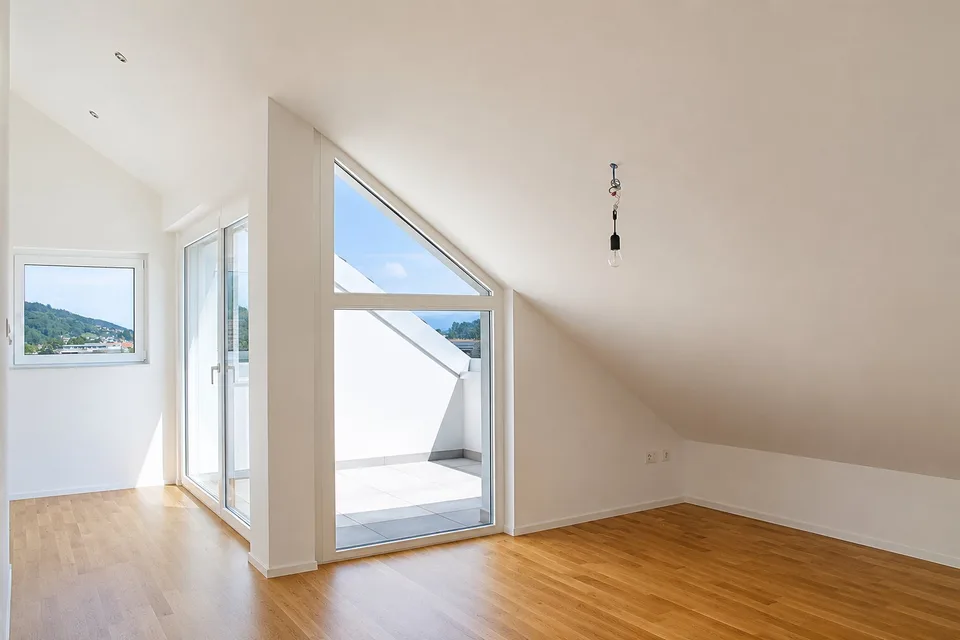 Modern 2.5-room attic apartment with a far-reaching view