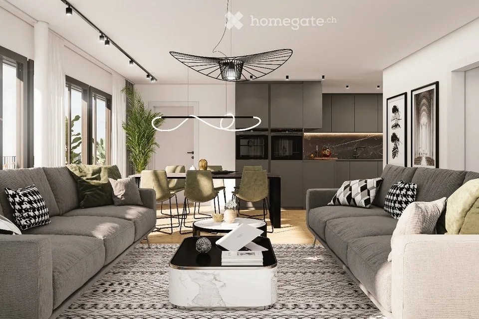 Appartement neuf de 3,5 pièces moderne dans un quartier calme à Muri AG – photo 3 sur 4