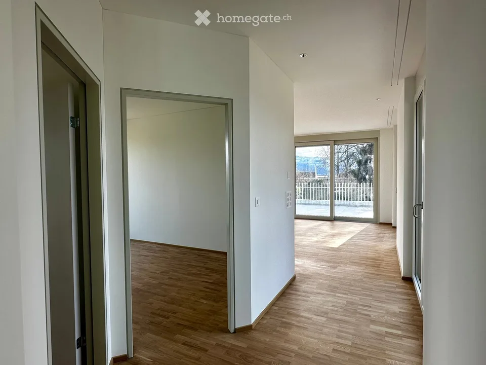 Appartamento-mansarda esclusivo da 4,5 a 5 locali in una casa di 2 famiglie con vista unica sul lago e le montagne