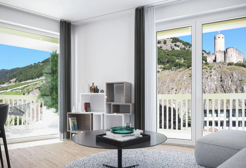 3,5 Zimmer in der Mitte von Martigny in neuer PPE Le Vieux Pont – Foto 4 von 9