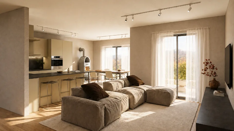 MODERNE PENTHOUSE-WOHNUNGEN ODER MIT GARTEN – Foto 2 von 9