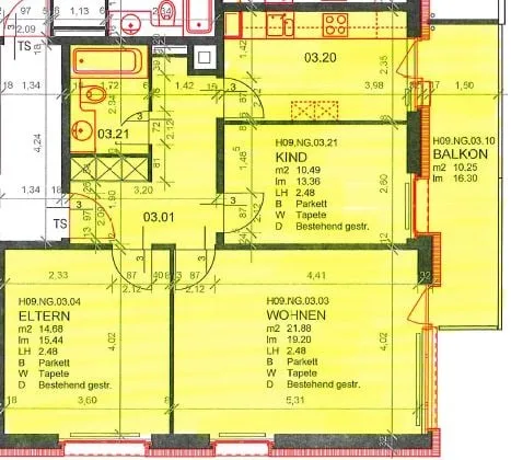 Vue imprenable - Appartement en copropriété de 3 pièces