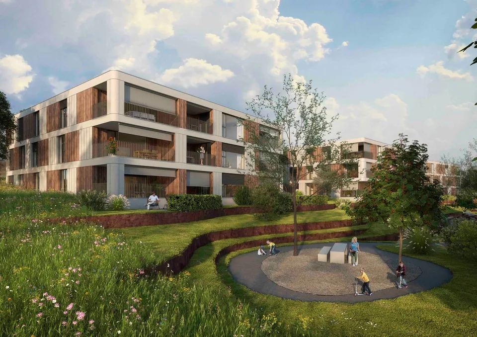 New Build Freypark - Beautiful 2.5 to 4.5 Room Apartments in a Park-like Environment