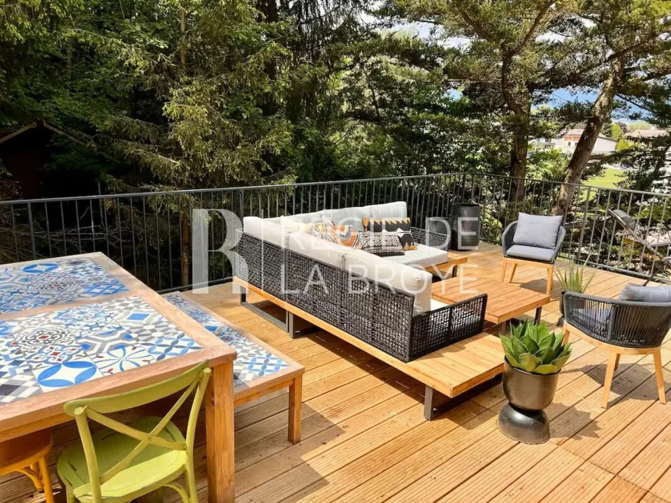 Beautiful furnished 2.5-room duplex in Estavayer-le-Lac