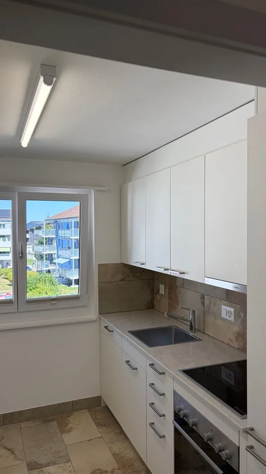 Completely renovated 3-room apartment with large balcony