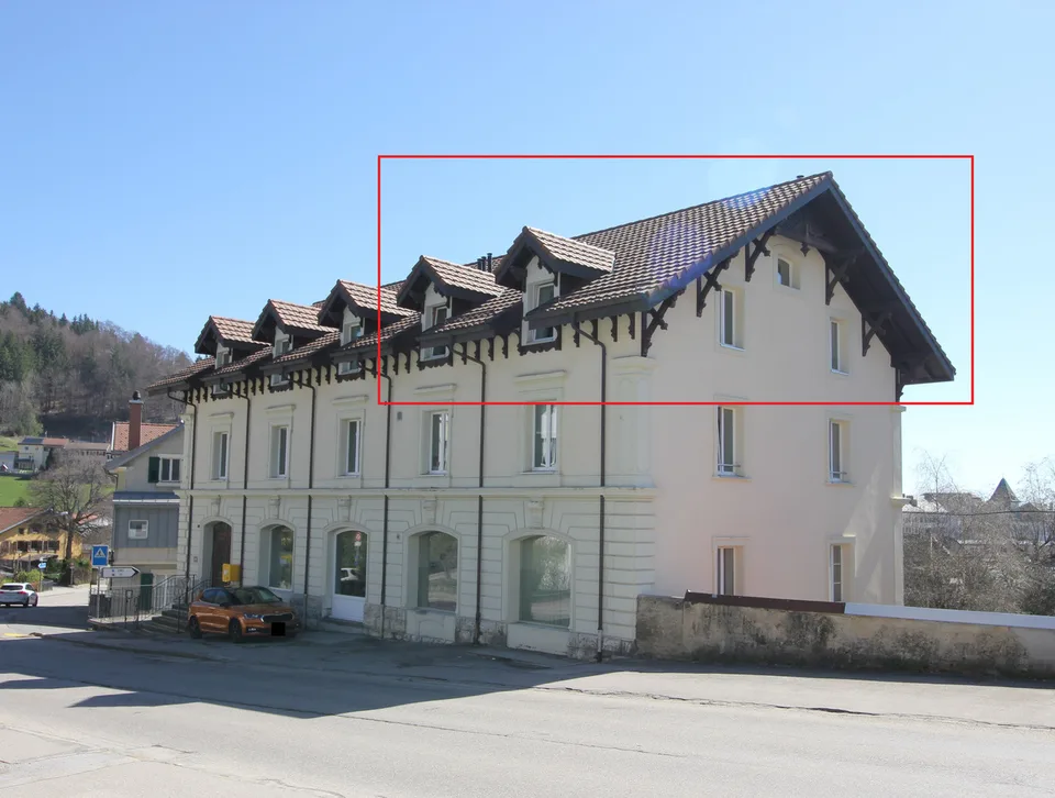 Appartement de 2.5 pièces d'env. 130 m2 au dernier étage