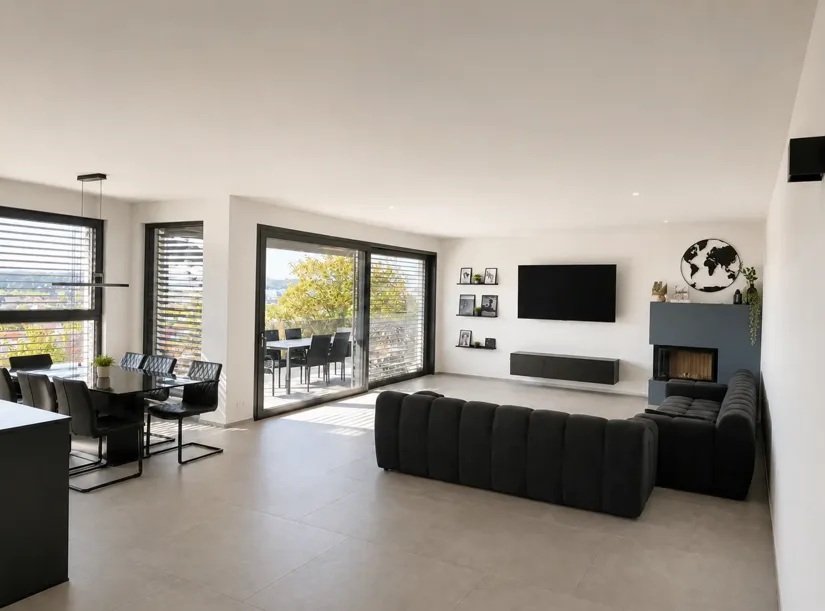 Exklusive 5.5-Zimmer-Wohnung mit beeindruckendem 180°-Panoramablick – Foto 2 von 10