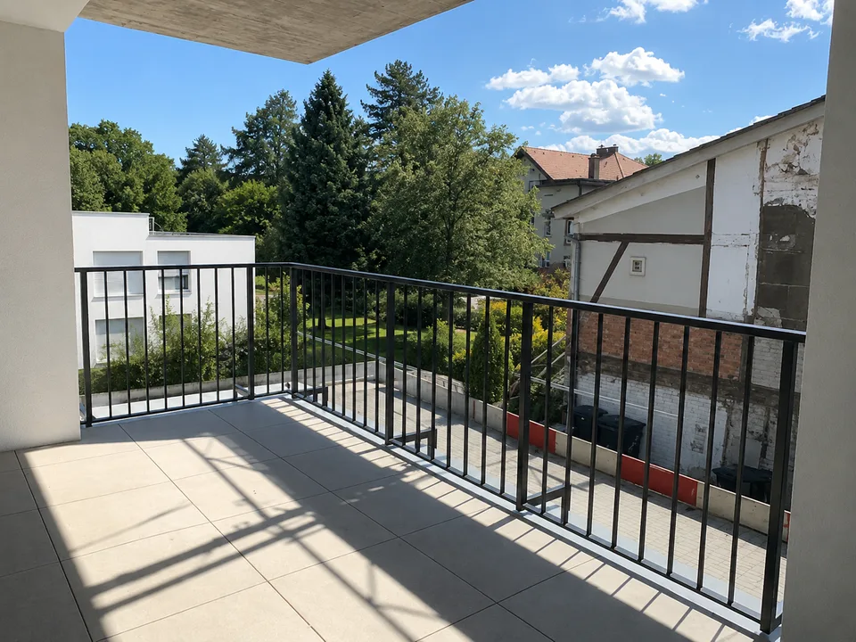 High-quality 3.5-room new apartment directly at the train station