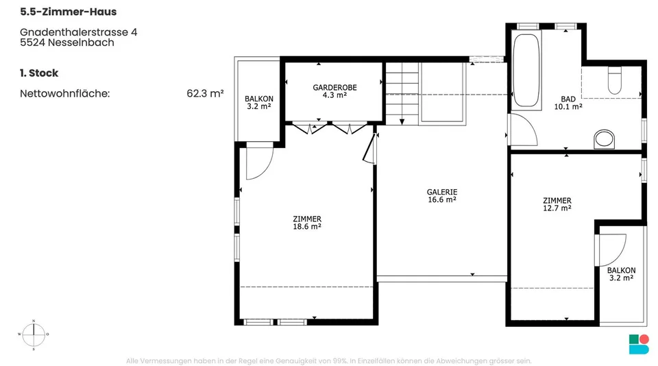 Ampia casa di 4,5 locali con piscina a Nesselnbach – foto 10 di 11