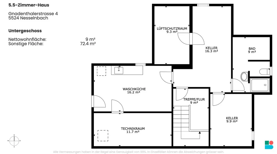 Ampia casa di 4,5 locali con piscina a Nesselnbach – foto 11 di 11