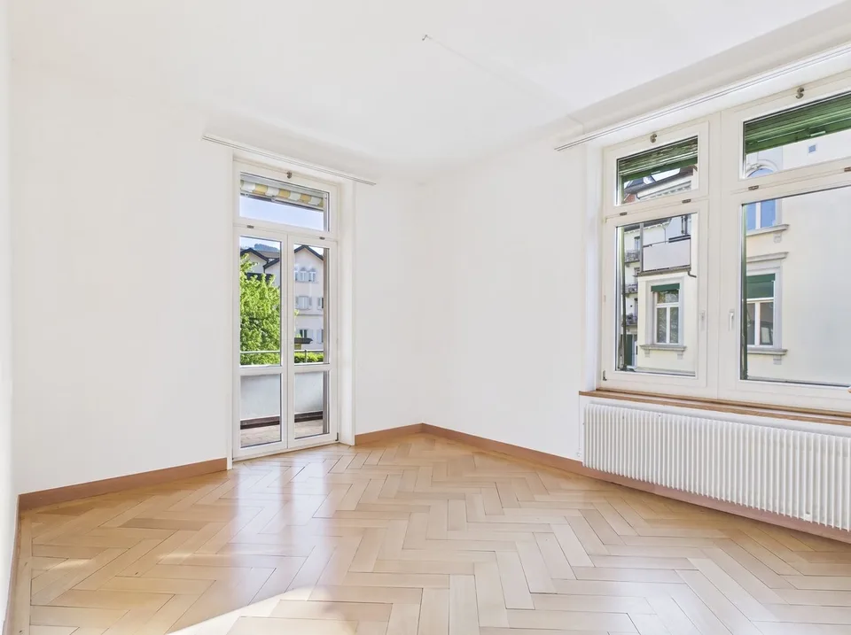 3.5 room apartment with two balconies